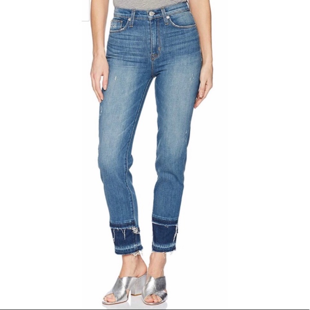 Hudson Zooey High Rise Crop Double Step Hem